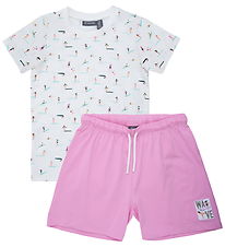 Color Kids Shortssæt - Begonia Pink